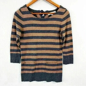 Loft stripe tunic sweater